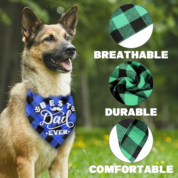 Best Dad Ever Dog Bandana (C6)