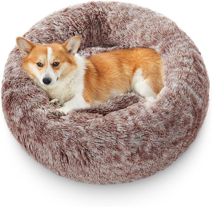 Calming Donut Dog Beds for Medium Size Dog and Large Size Dog 30")