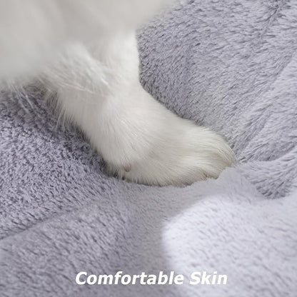 MIXJOY Dog Beds for Small Dogs Cats (20x19in,Grey)