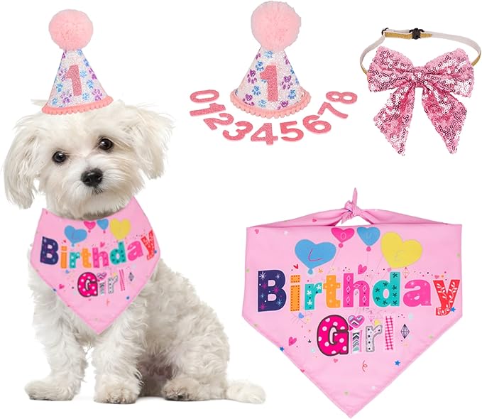 ADOGGYGO Dog Birthday Party Supplies