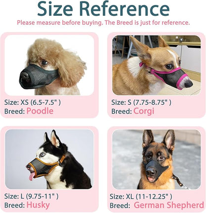 LUCKYPAW Dog Muzzle XL(Snout:11"-12.25"))