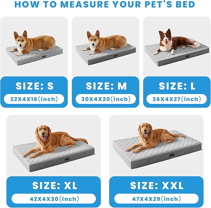 SunStyle Home Orthopedic Dog Beds for X-Large Dogs