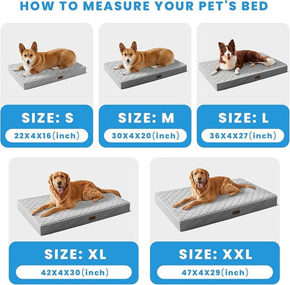 SunStyle Home Orthopedic Dog Beds for X-Large Dogs