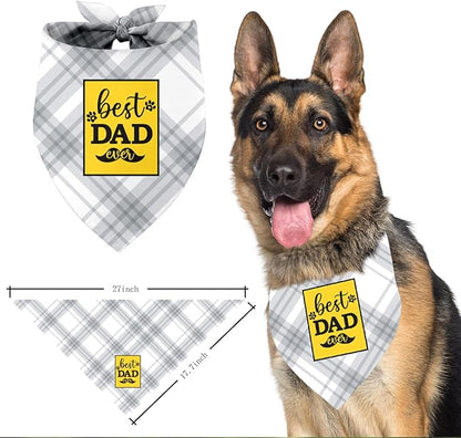 Best Dad Ever Dog Bandana (C16)