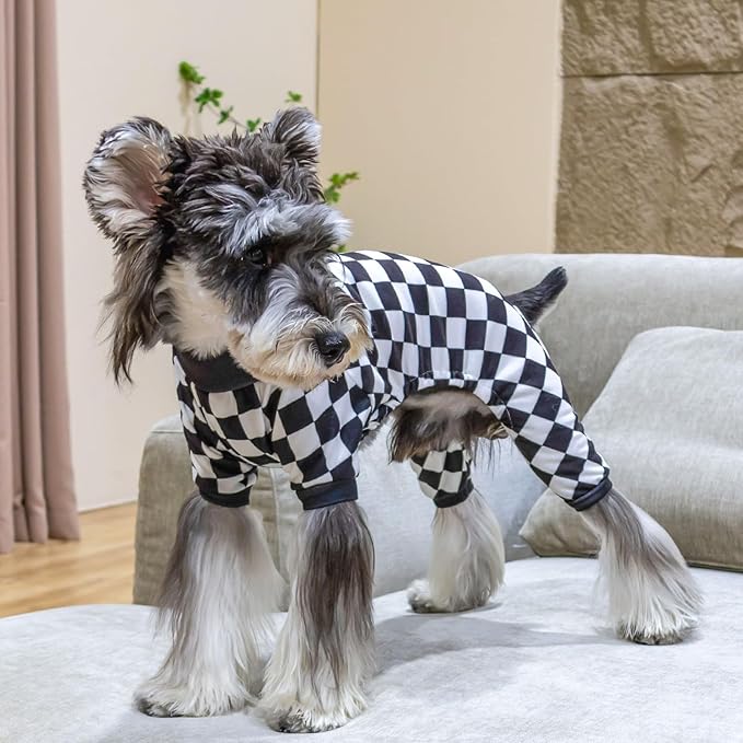 CuteBone Turtleneck Dog Pajamas Pet Clothes Thermal Dralon Onesie Cashmere High-Necked Puppy Pjs Coat - Warm, Cozy, and Stylish Sleepwear for Pets GP01S