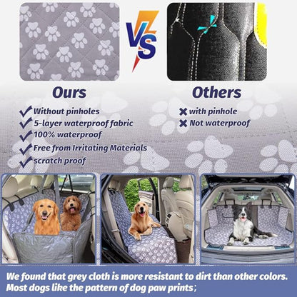 Dog Car Seat Cover for Back Seat