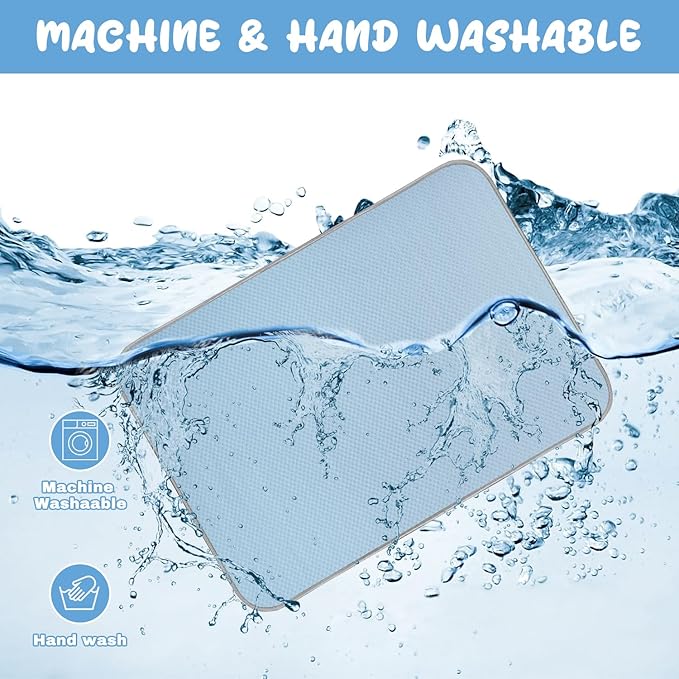 Summer Dog Cooling Mat Washable Ice Silk Self Cool Pad for Small Medium Large Dogs and Cats 40x28in)