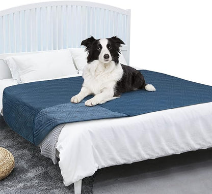 PetAmi Waterproof Couch Cover for Dogs 68x82 Blue