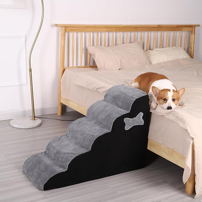 Dog Stairs for Small Dogs 5 Steps