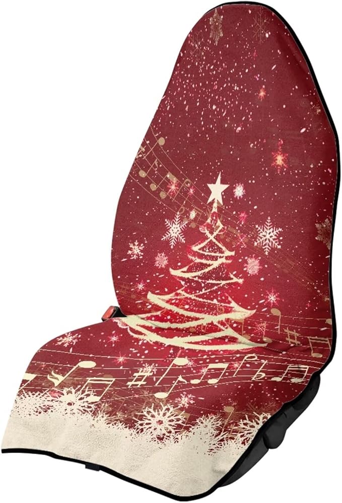 Yewattles Summer Christmas Tree Beach Waterproof Automotive Seat