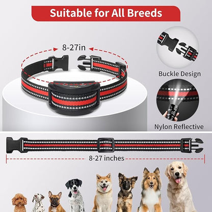 PetJoy Dog Bark Collar 5-15 lbs, 3 Pack 5 Adjustable