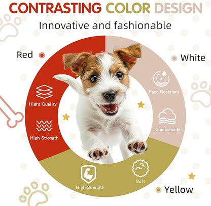 Tri-Color Dog Harness