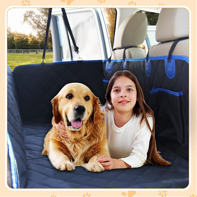 Hard Bottom Car Seat Cover for Dogs