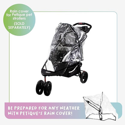 Petique Revolutionary Durable Pet Stroller 55LBS -