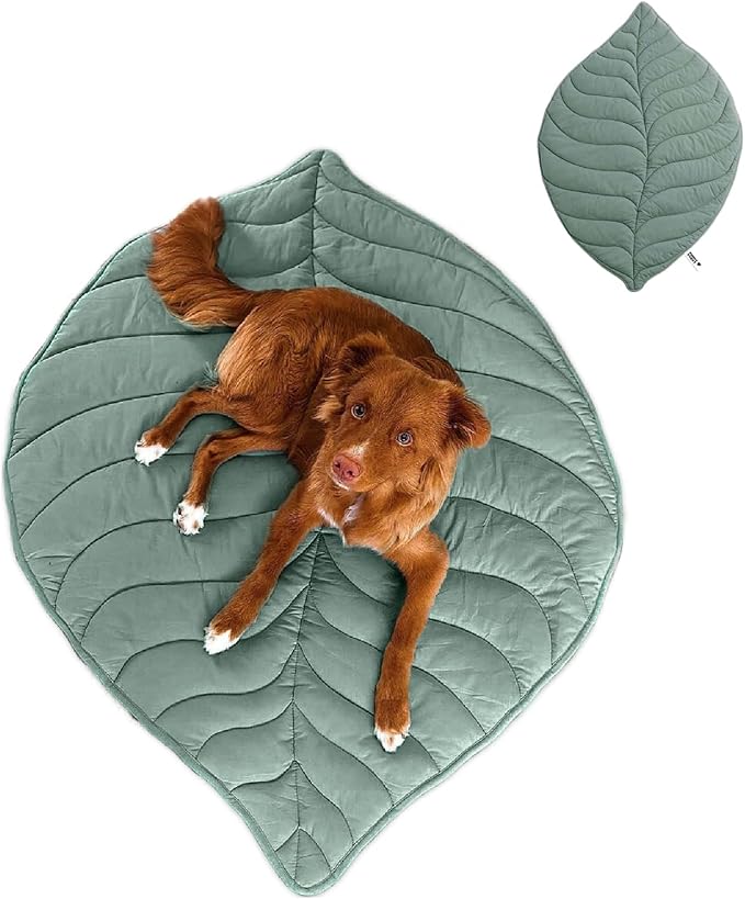 Dog Blanket Mat for Dogs Cats 42×56" Leaf