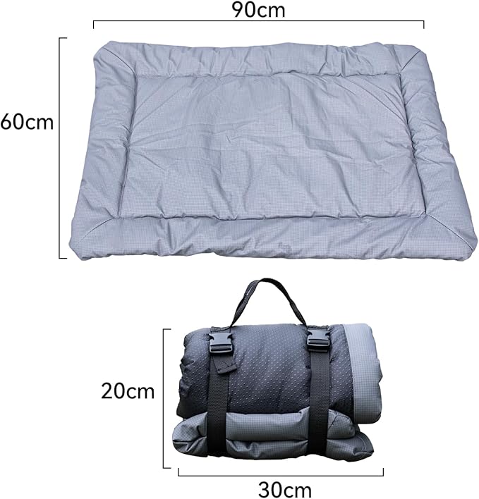 Waterproof Outdoor Dog Bed, Portable Camping Travel Pet Mat, Durable Dog Bed for Indoor and Outdoor(35 X 24 Inches)