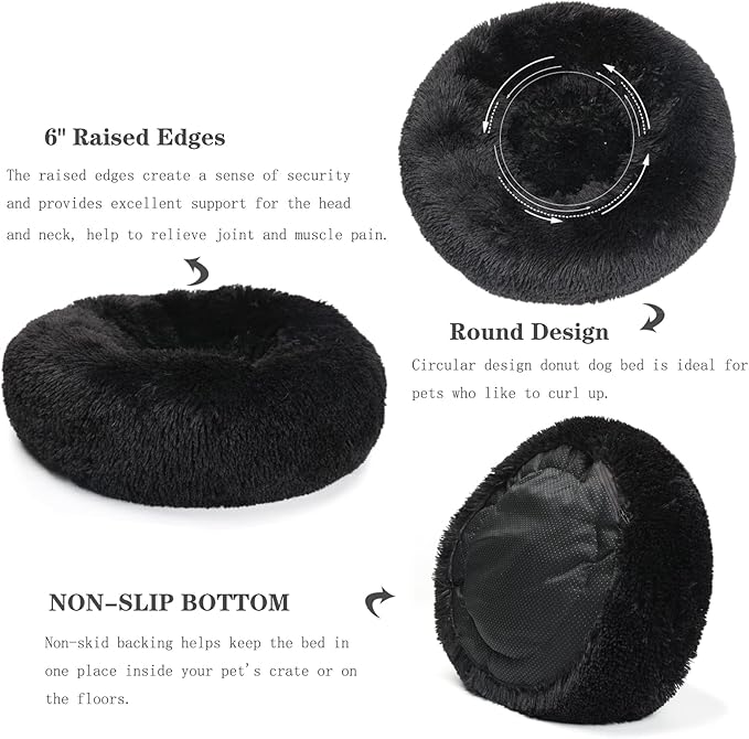 nononfish Puppy Beds for Small Dogs Washable 19”