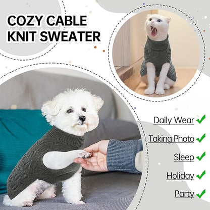 BRKURLEG Small Dog Sweaters
