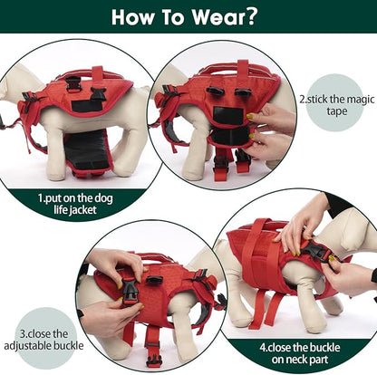 Kuoser Dog Life Jacket High Flotation