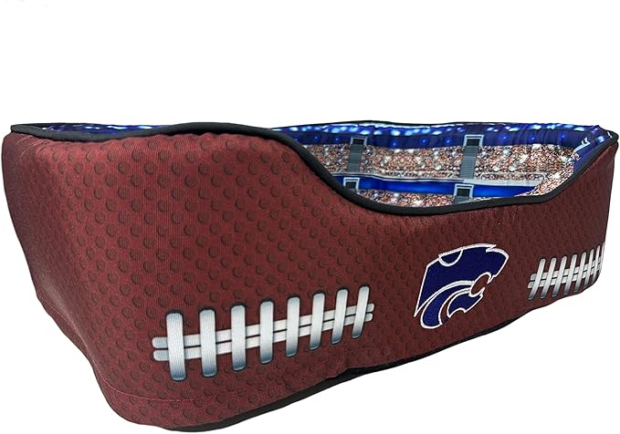 NCAA Kansas State Wildcats Stadium Dog Bed