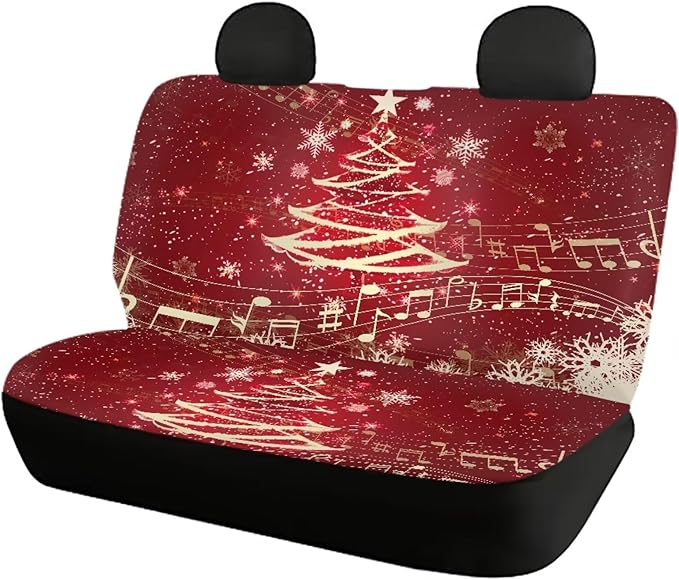 Christmas Tree Seat Covers for Cars for Women 4pcs Auto