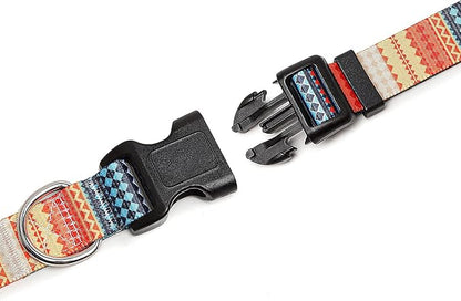 Adjustable Dog Collar with Patterns