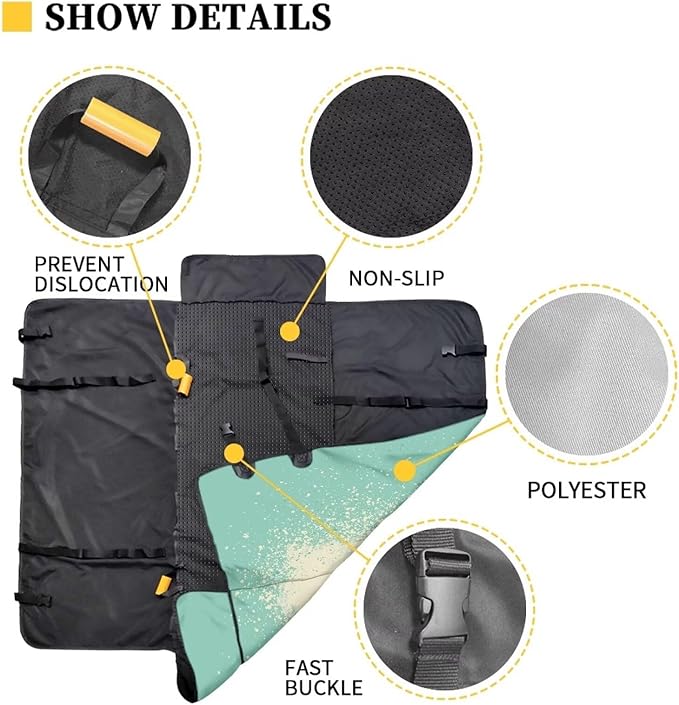 AFPANQZ Pug Dog Car Seat Cover Waterproof Pet