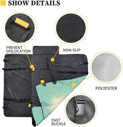 AFPANQZ Pug Dog Car Seat Cover Waterproof Pet