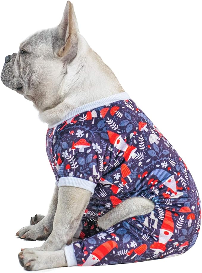 CuteBone Dog Pajamas Christmas Clothes Pjs for Small P107M
