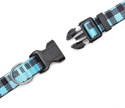 Adjustable Dog Collar with Patterns