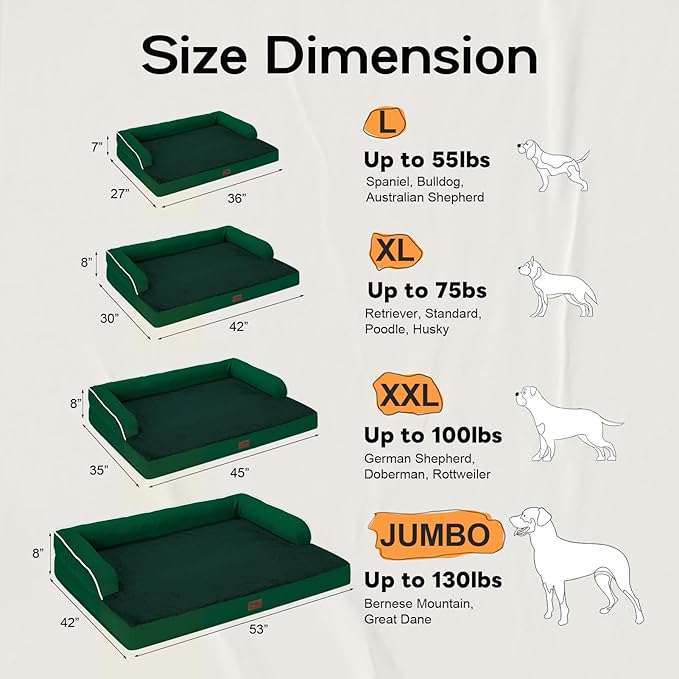 Orthopedic Large Dog Bed Washable