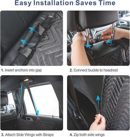 Back Seat Extender for Dogs 400 lbs,