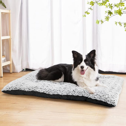 Dog Bed Kennel Pad Washable Anti-Slip Crate Mat (36-inch)