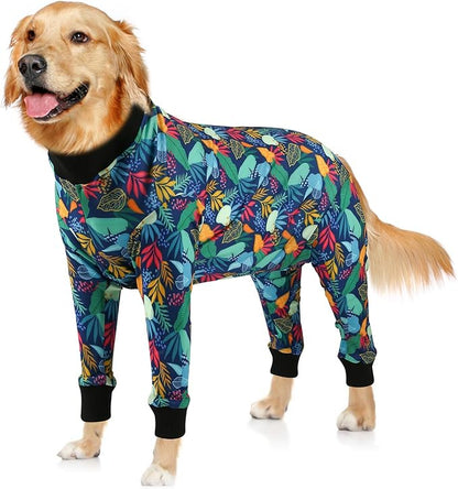 Dog Onesie After Surgery Recovery Suit Shed Defender Dog Suit for Small Miedium Large Female Male Neuter Dogs XXL