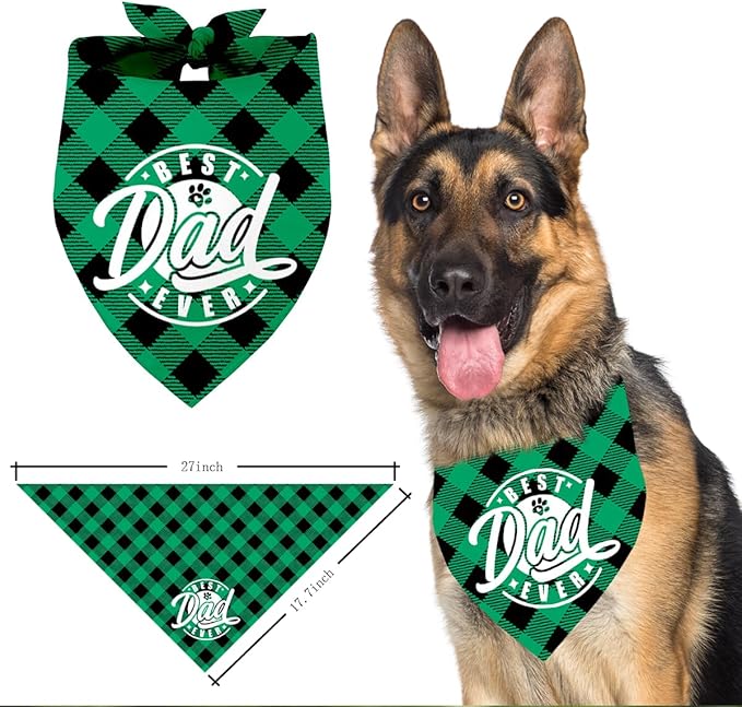 Best Dad Ever Dog Bandana (C3)