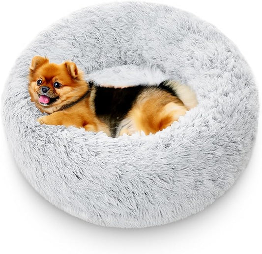 Calming Donut Dog Beds for Small Dogs and Cat 23")