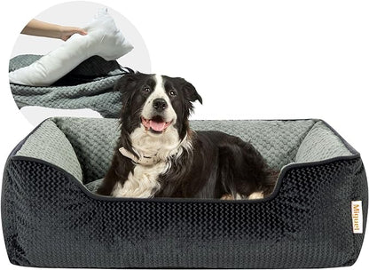 Miguel Removable Washable Dog Bed for Medium Dog 35 Inch