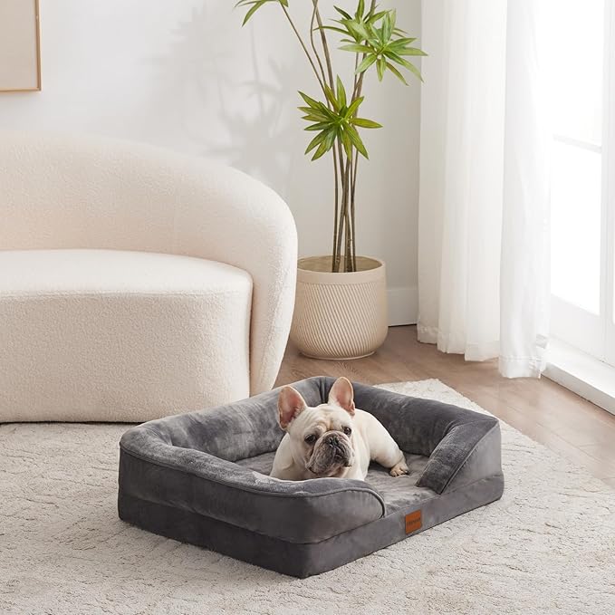 Dog Couch Bed Orthopedic Pet Bed Removable Bolsters 35 lbs
