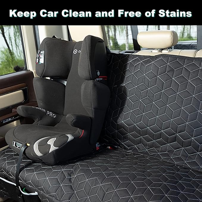 Dog Car Seat Covers for Back Seat 600D Heavy