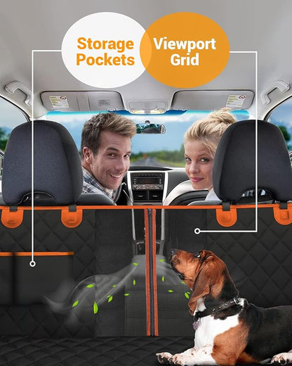 Victoper Dog Car Seat Cover 600D Heavy 100% Waterproof