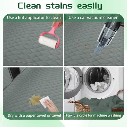 Bilisin Dog Car Seat Cover with Mesh Window 2019-2024 for