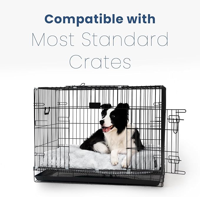 Washable Dog Bed Deluxe Breeds.29 * 20",Gray