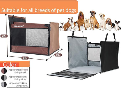 ROODO Dog Car Seat for Large Medium Dogs