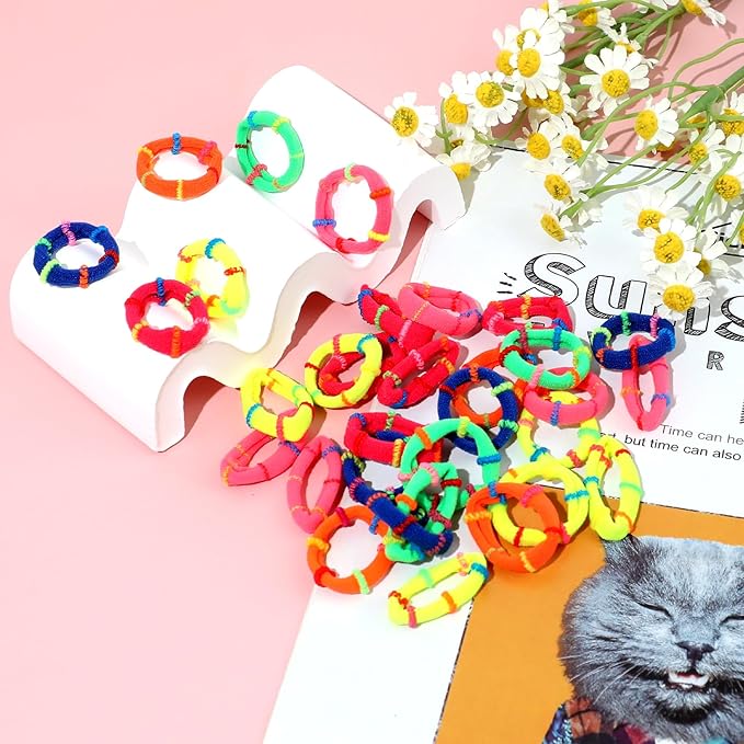 100 PCS Dog Hair Ties