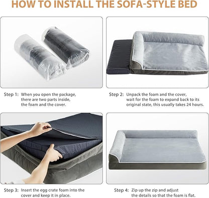 Large Orthopedic Dog Beds for Large Dogs