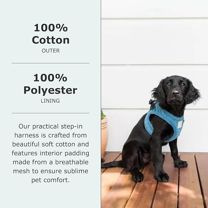 FuzzYard Life Corduroy Step in Dog Harness
