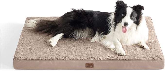 Bedsure Extra Large Dog Bed 100lbs, Light
