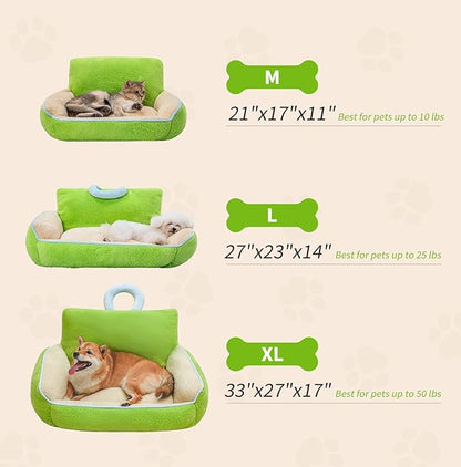 Jiupety Dog Bed XL:33"x27"x17" 35lbs