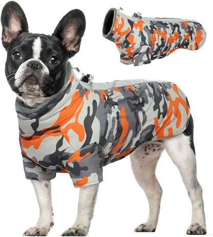 IDOMIK Warm Dog Coats with Harness