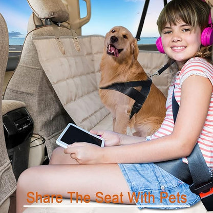 Xlarge Dog Car Seat Cover for Back Seat Dog Seat Cover Hammock for Truck SUV